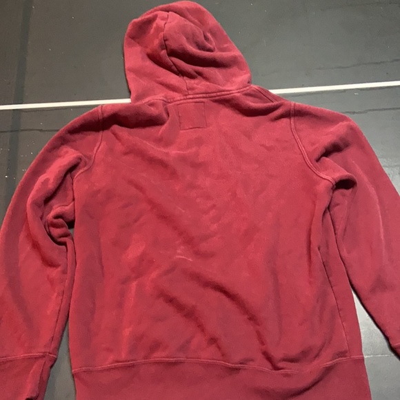 Red Heavy Hollister Hoodie, L - Picture 5 of 5